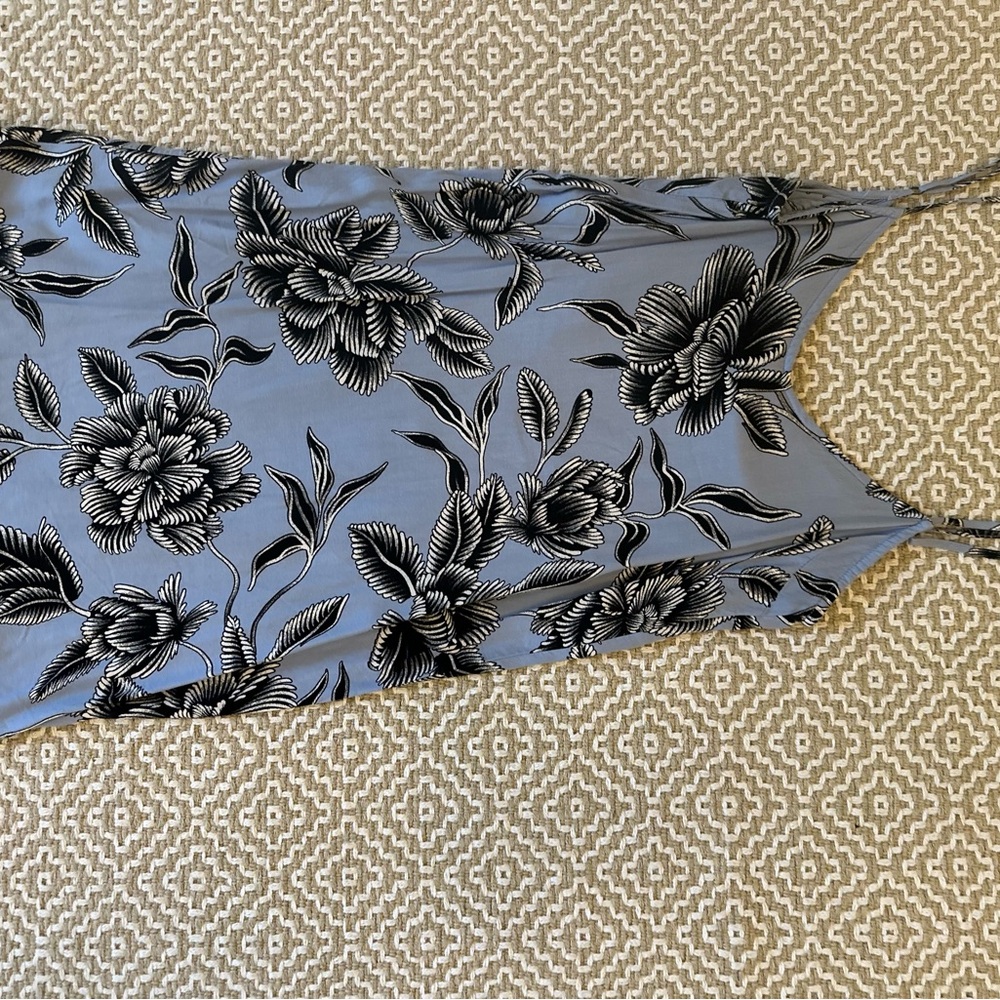 Soft Floral Print V-Neck PJ Salvage Chemise
